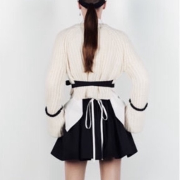 NWT ZARA CASHMERE CROPPED SWEATER SZ M - Picture 3 of 5